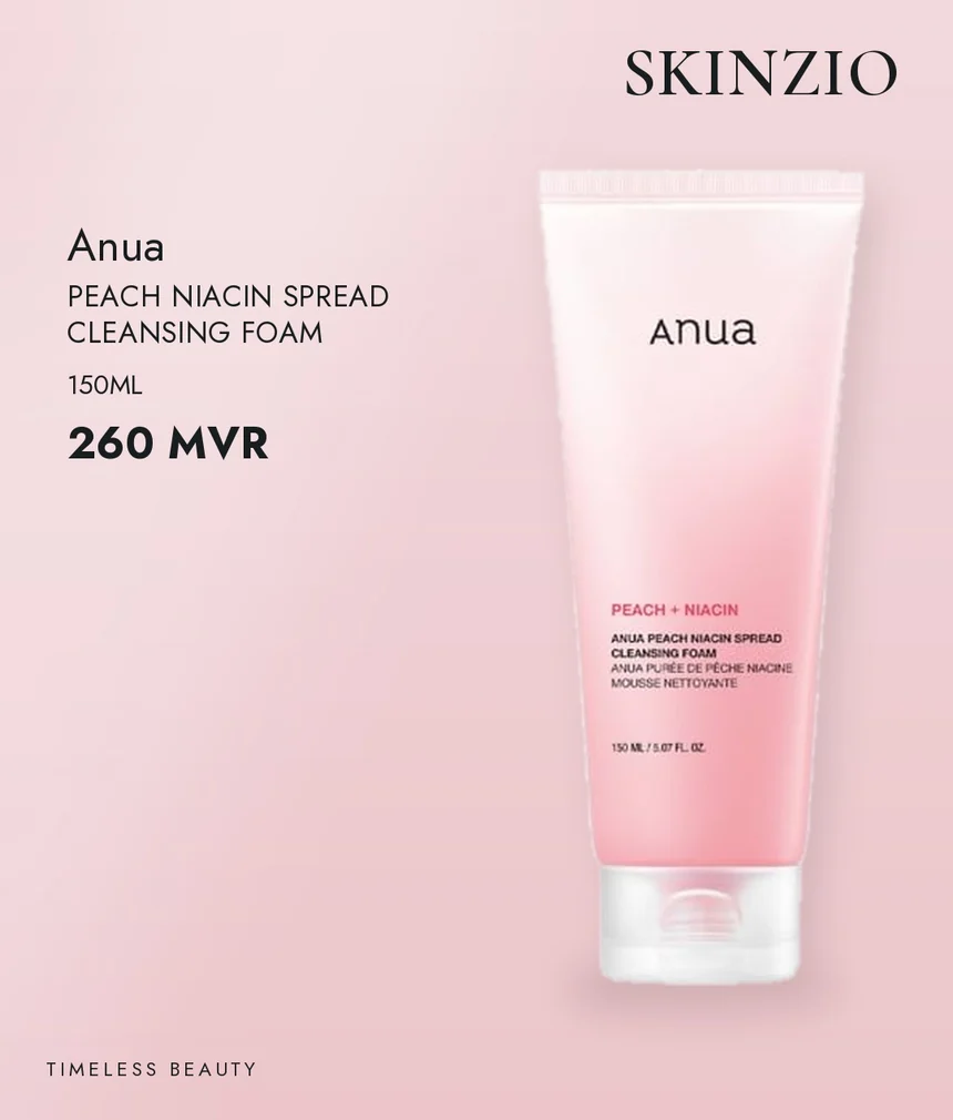 Anua Peach Niacin Spread Cleansing Foam