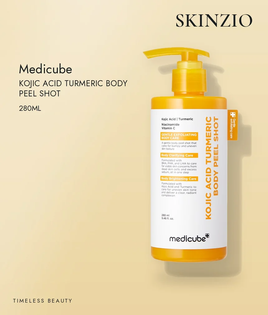 Medicube Kojic Acid Turmeric Body Peel Shot