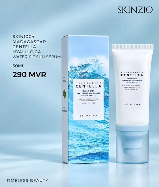SKIN1004 Madagascar Centella Hyalu-Cica Water-Fit Sun Serum SPF50+ on Instagram